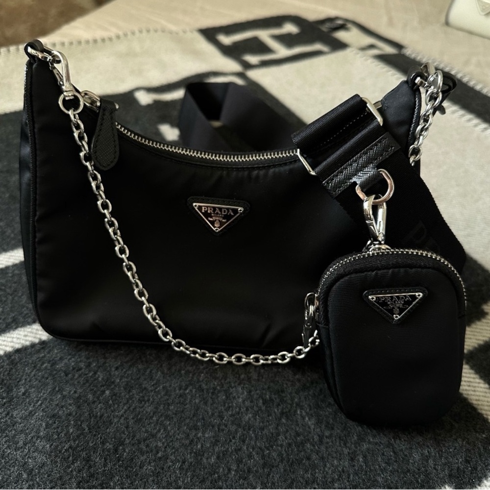 Prada Re-Edition 2005 Re-Nylon bag Black